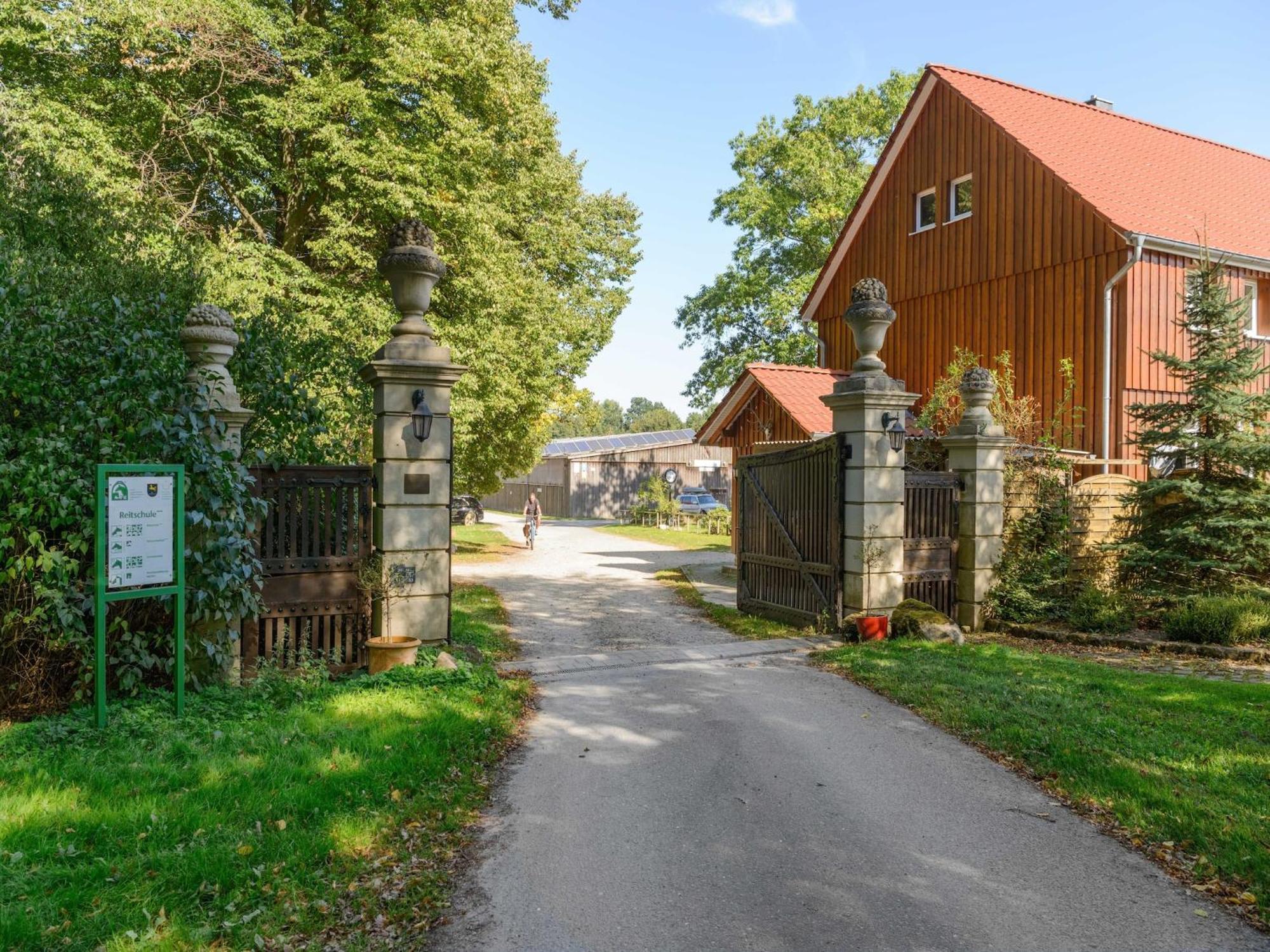 Cozy Holiday Home On A Horse Farm In The L Neburg Heath Eschede Exteriör bild